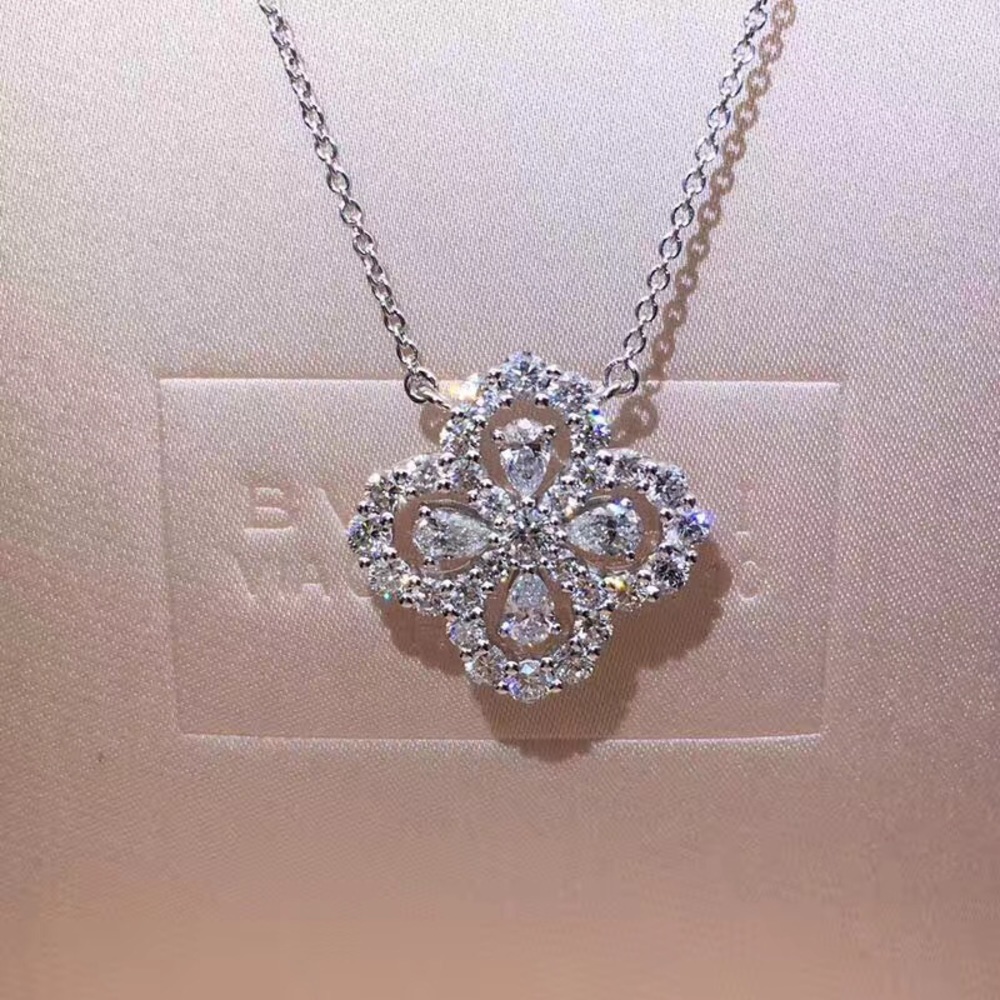 Diamond loop pendant